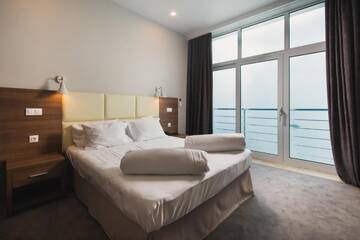 Апартаменты с 2 спальнями и видом на море в Гостинице Wellness SPA Отель Море